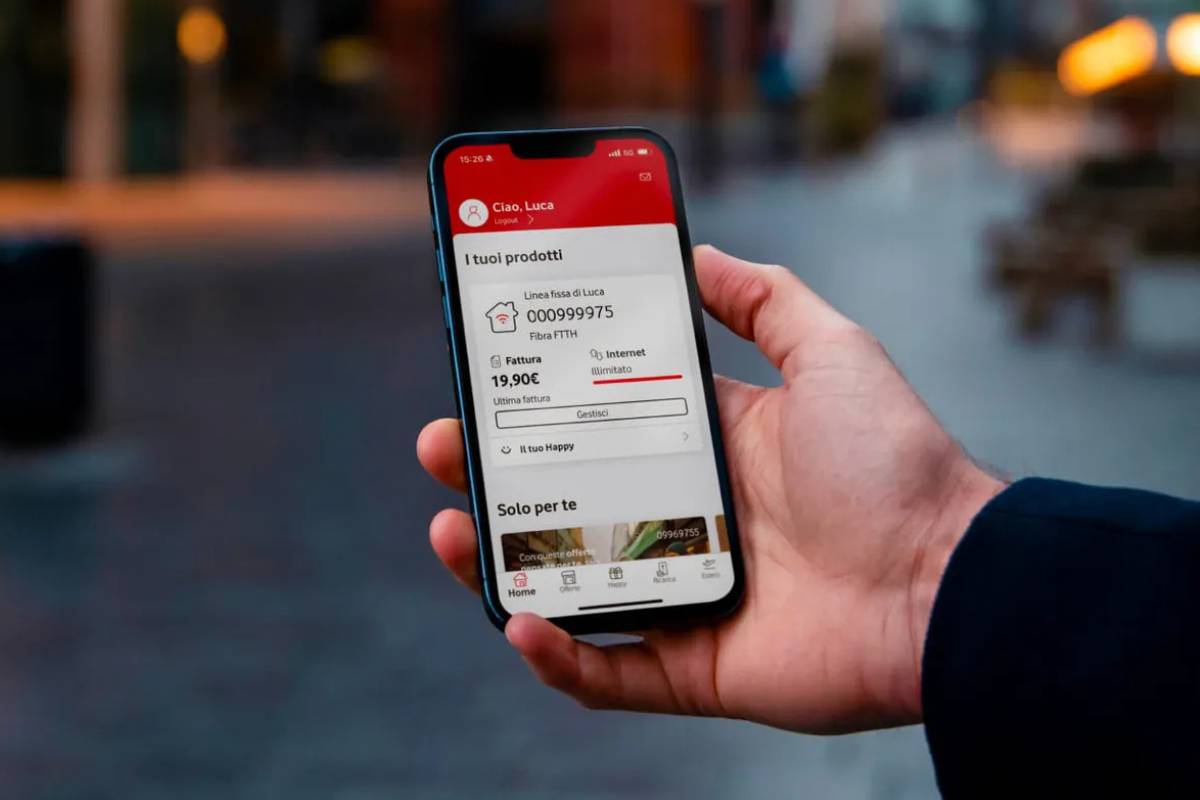 Panico tra i clienti Vodafone